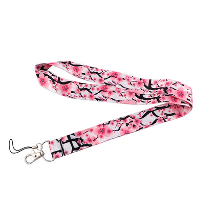 Sakura Cherry Blossoms Flower lanyard
