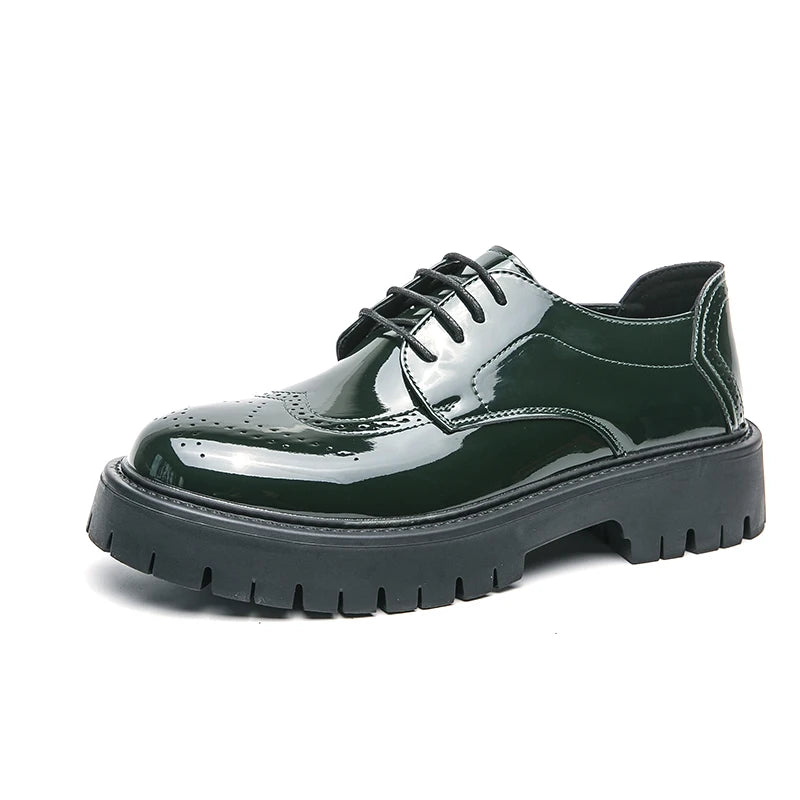Leather Height Increasing Dress Shoes