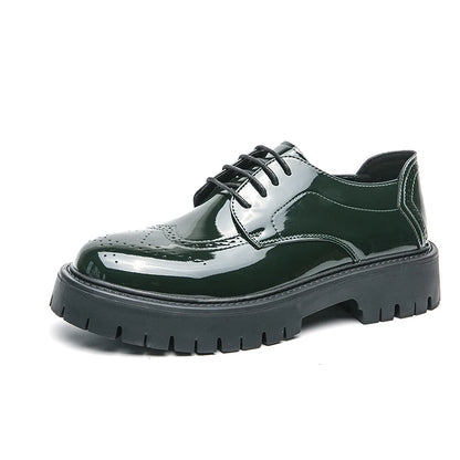 Leather Height Increasing Dress Shoes
