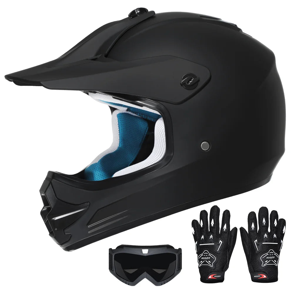 Roozo Lightweight Youth Motocross Helmet
