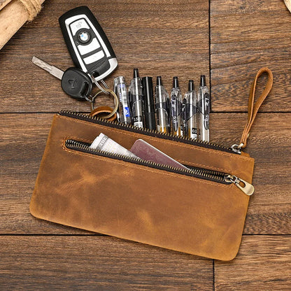 Leather Long Wallet