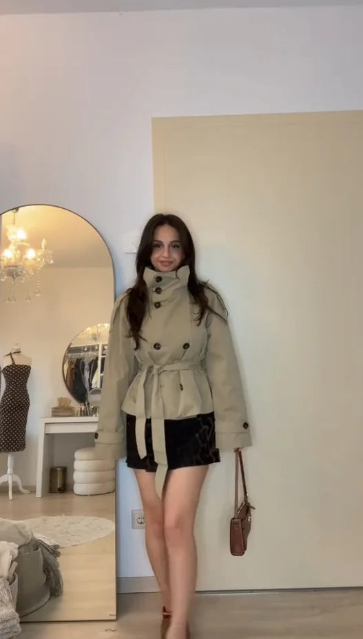 Belted Trench Jacket