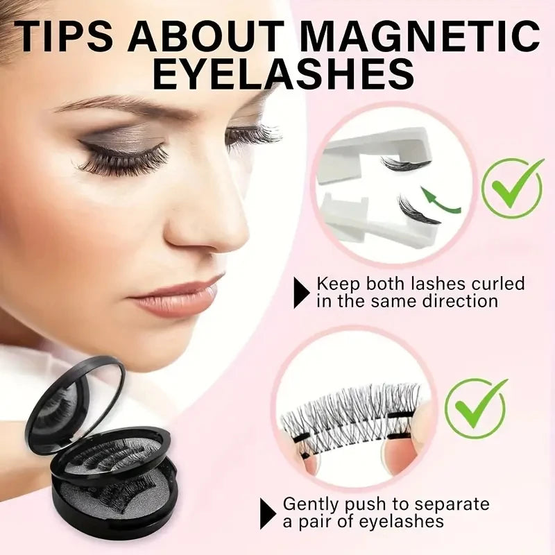 Magnetic Natural Long Eyelashes