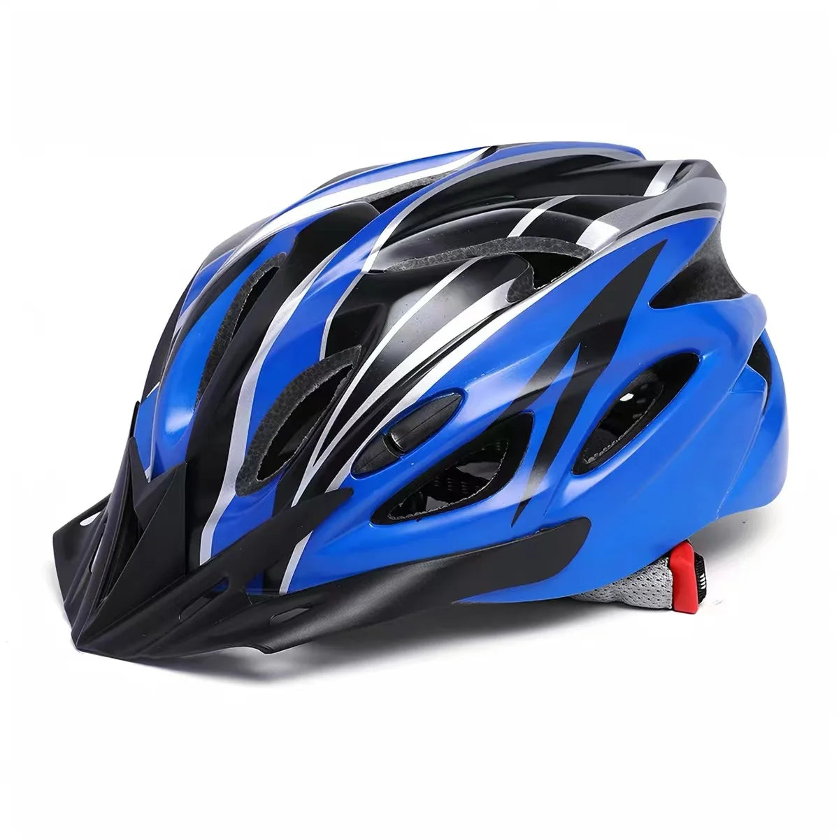 Carbon-Pattern Hollow-Vent Bike Helmet