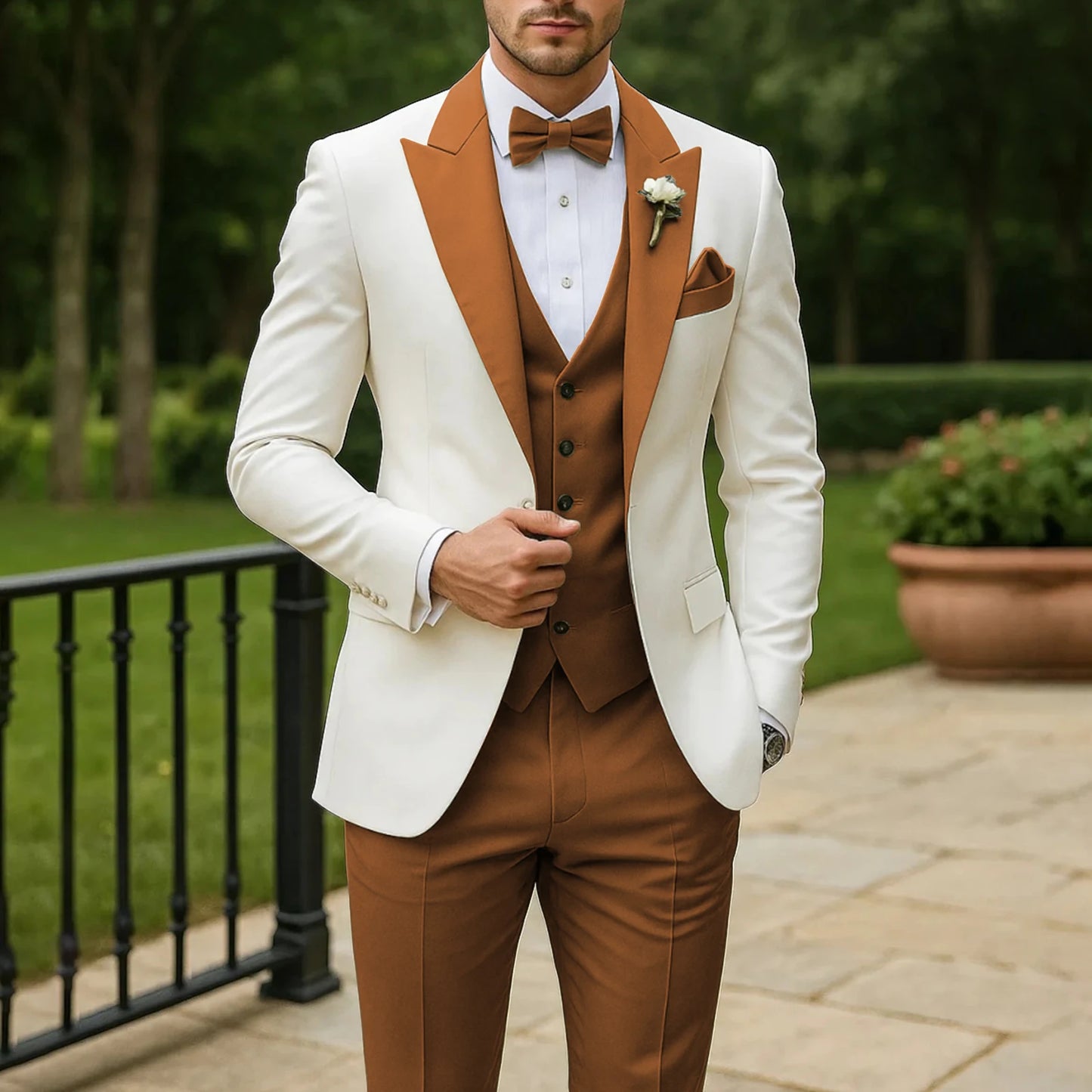 Formal Groom Groomsman Wedding Suit