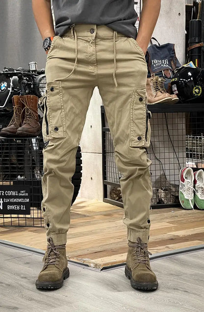 Outdoor Multi Pocket Zipper Work Trouser