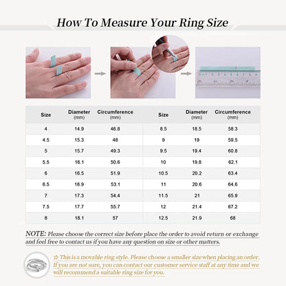 Round Moissanite Connect Ring
