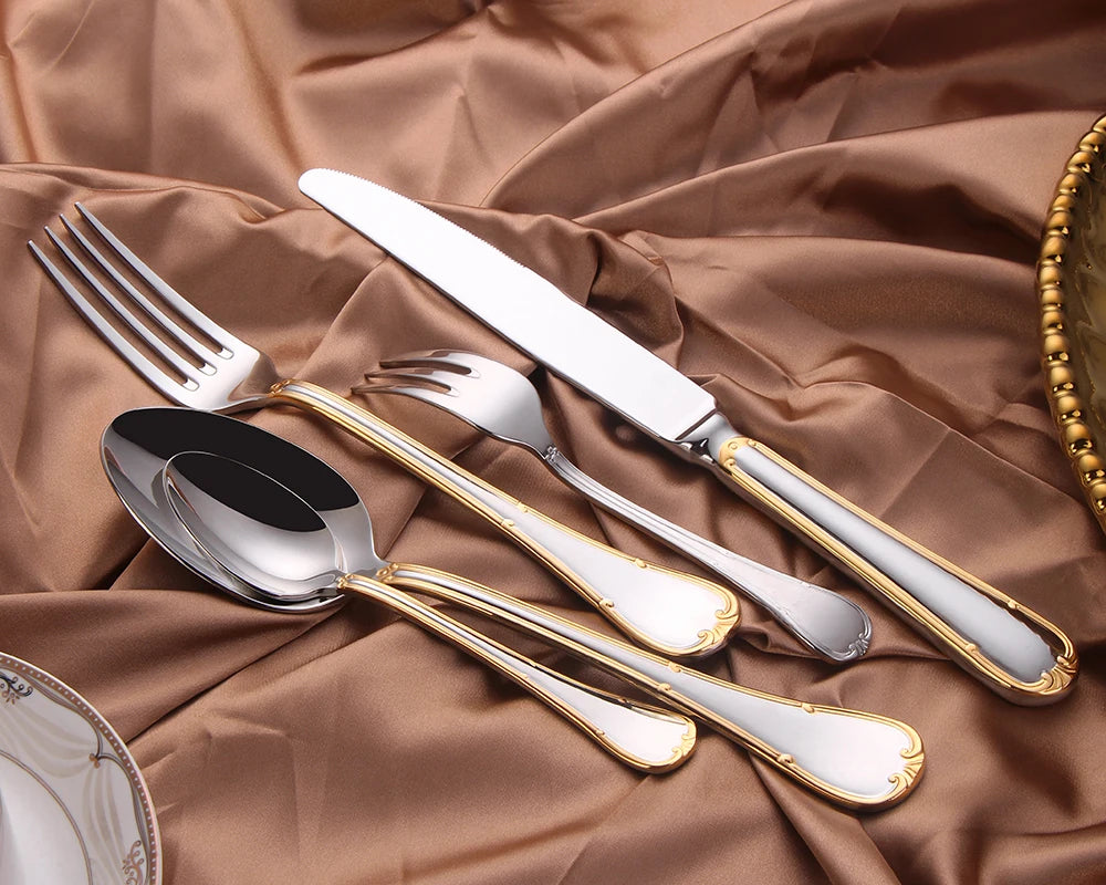 Metal Silver Cutlery Set Piece