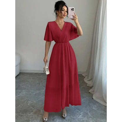 Draped Empire Dress