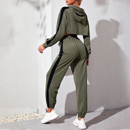 Women Two-Piece Oversized Hoodie Tracksuit