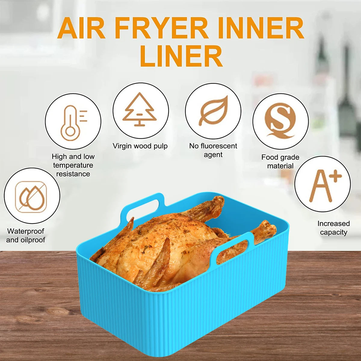 Silicone Fryer Accessories Air Pot