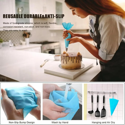 Metal Pastry Set Piping Bags