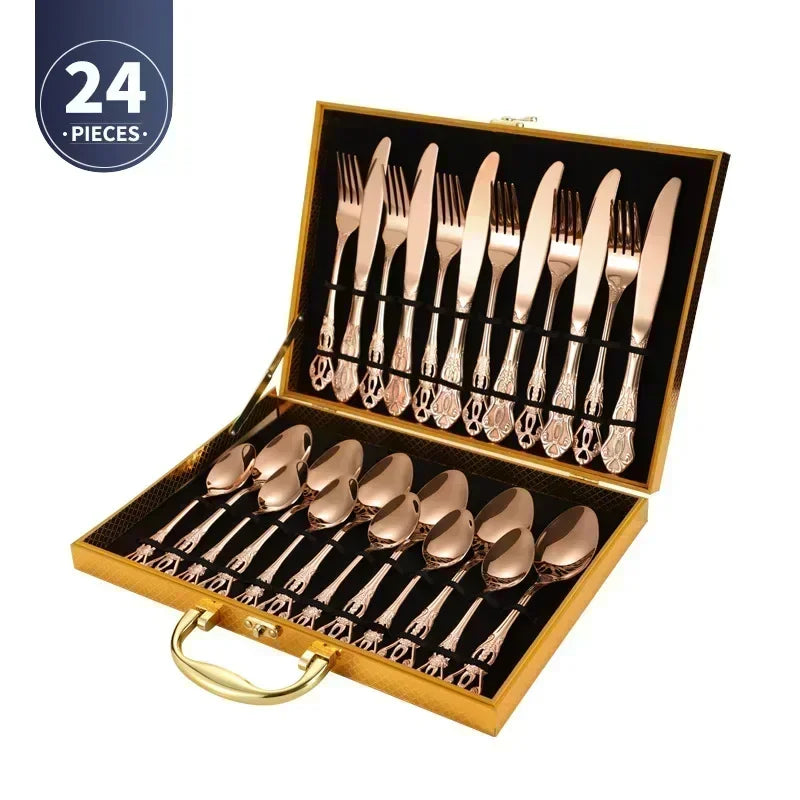 Luxury Gold Cutlery Set