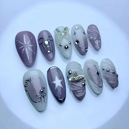 Y2K Cat Eye Press-On Nails