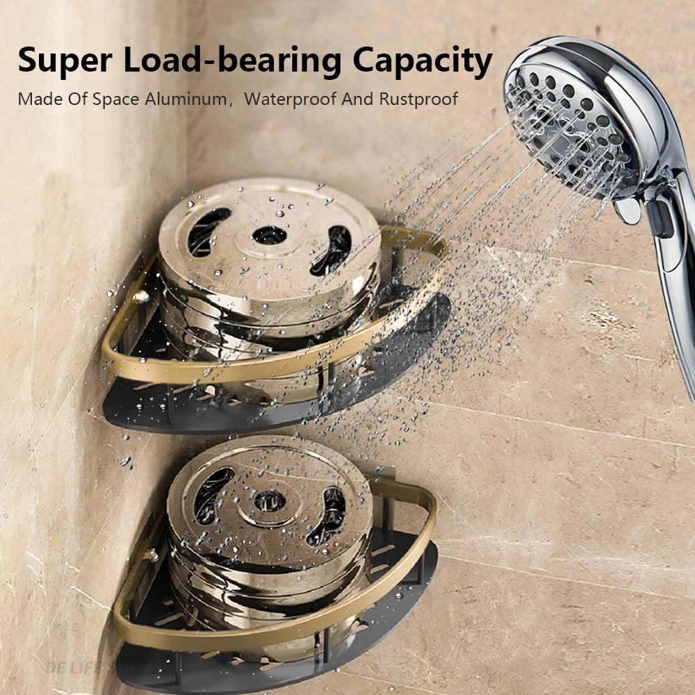 No-Drill Corner Shelf