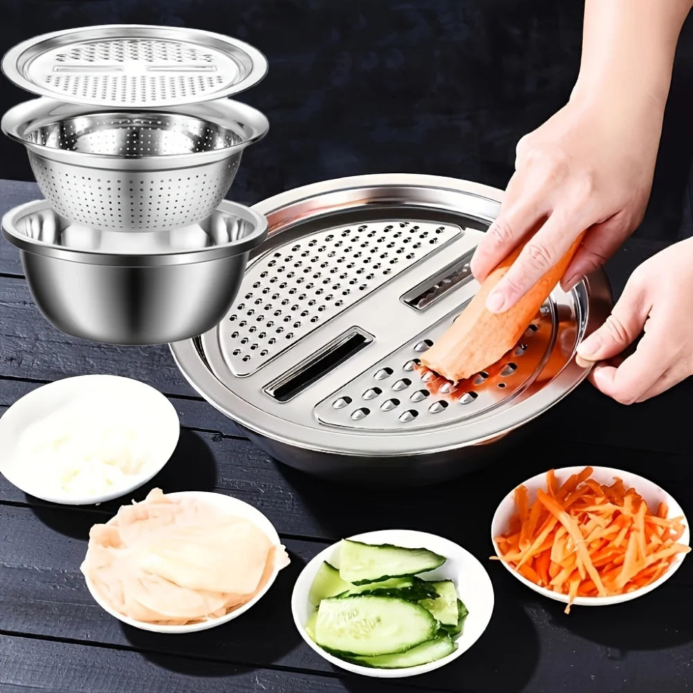 Stainless Steel Grater Set Multi