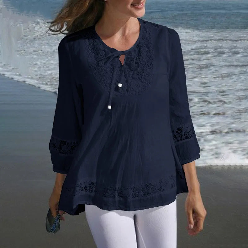 Cotton Lace Loose Top