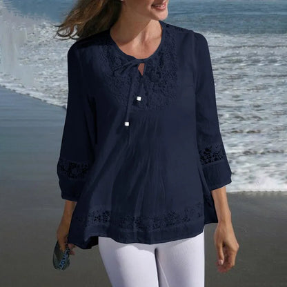 Cotton Lace Loose Top