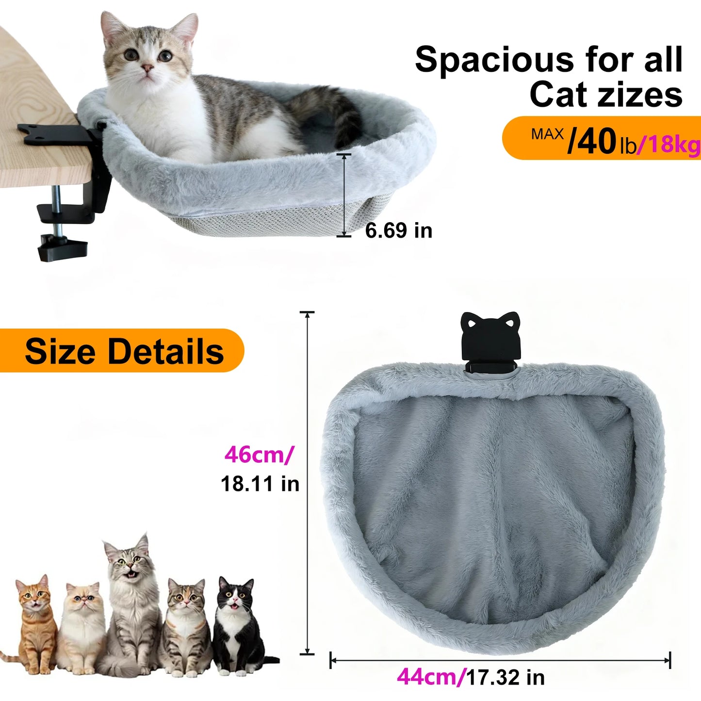 Cat Desk Bed Hammock
