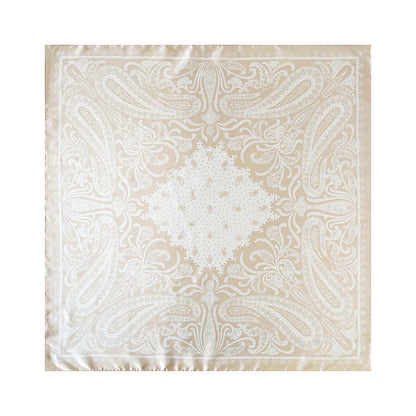 Satin Print Square Scarf