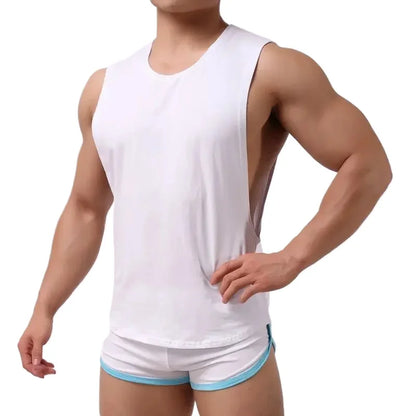 Sleeveless Undershirt Boxer Shorts Set