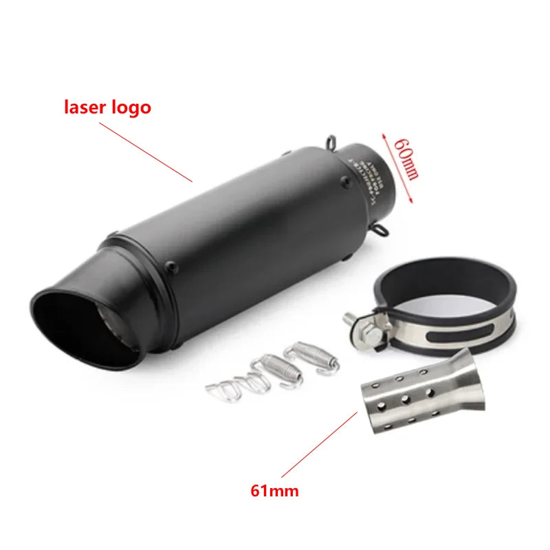 Universal 51/60mm Carbon Fiber Exhaust Muffler DB Killer