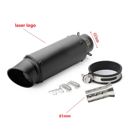 Universal 51/60mm Carbon Fiber Exhaust Muffler DB Killer