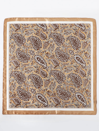 Printing Silk Square Hair Scarf