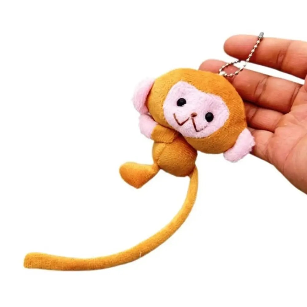 Long-tailed Monkey Key Chain Cartoon