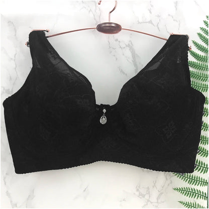 Floral Lace Push Up Bra