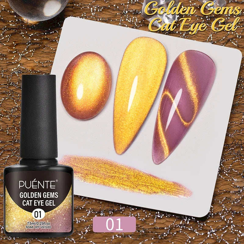 Wine Red Cat Eye Gel Polish