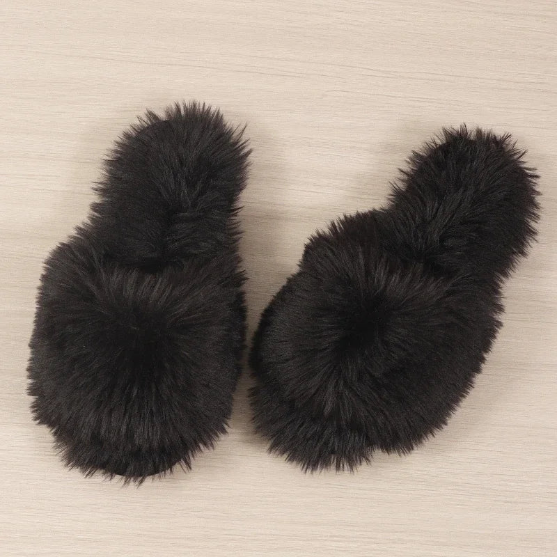 Faux Fur Winter Slippers