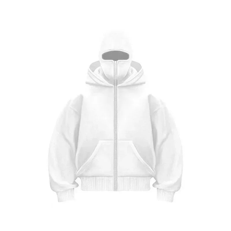 Face Mask Zip Hoodie