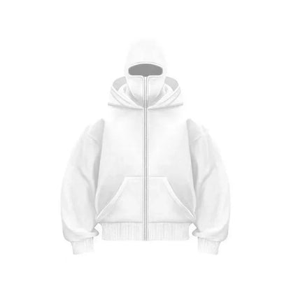 Face Mask Zip Hoodie