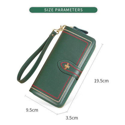 RFID Leather Clutch