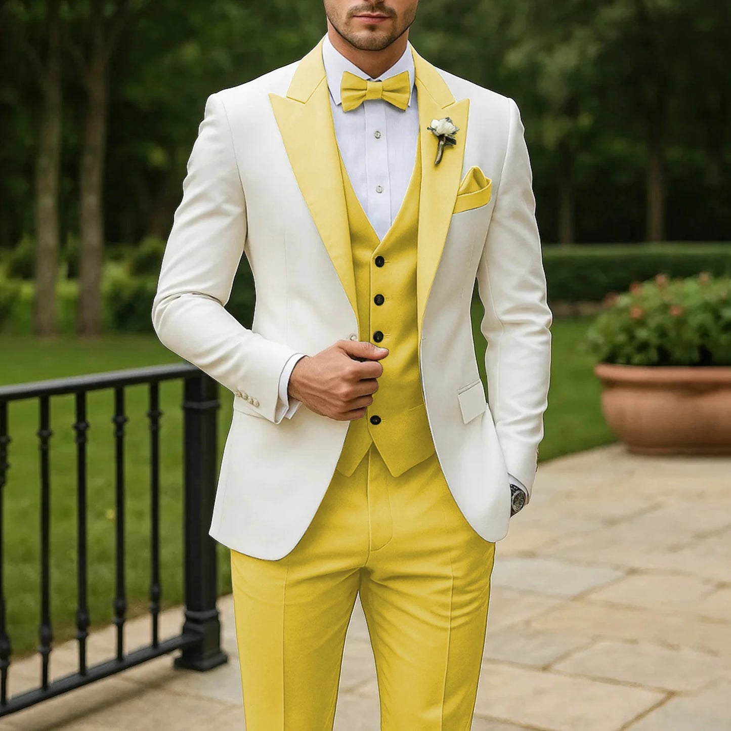 Formal Groom Groomsman Wedding Suit