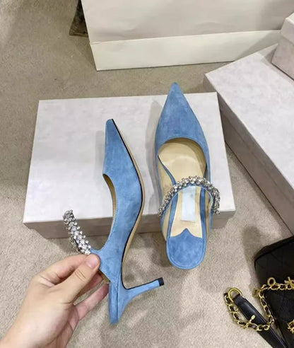Pointed Toe Mule Heels