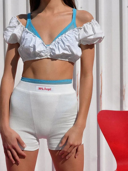 Embroidered Sport Shorts
