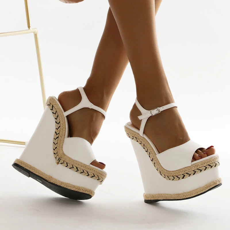 Platform Wedge Gladiator Sandals