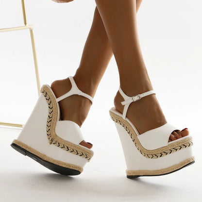 Platform Wedge Gladiator Sandals