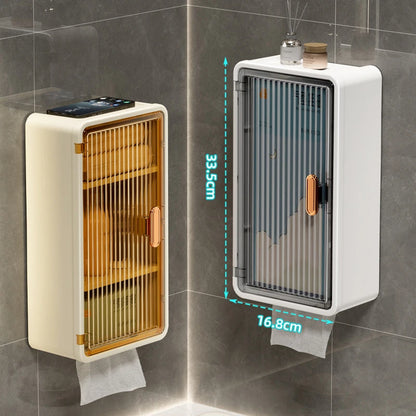 Wall-Mounted Tissue Shelf