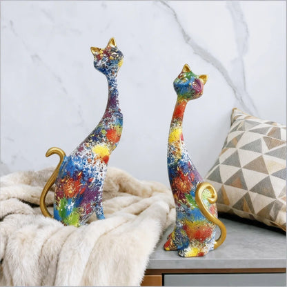 Couple Cat Sculpture