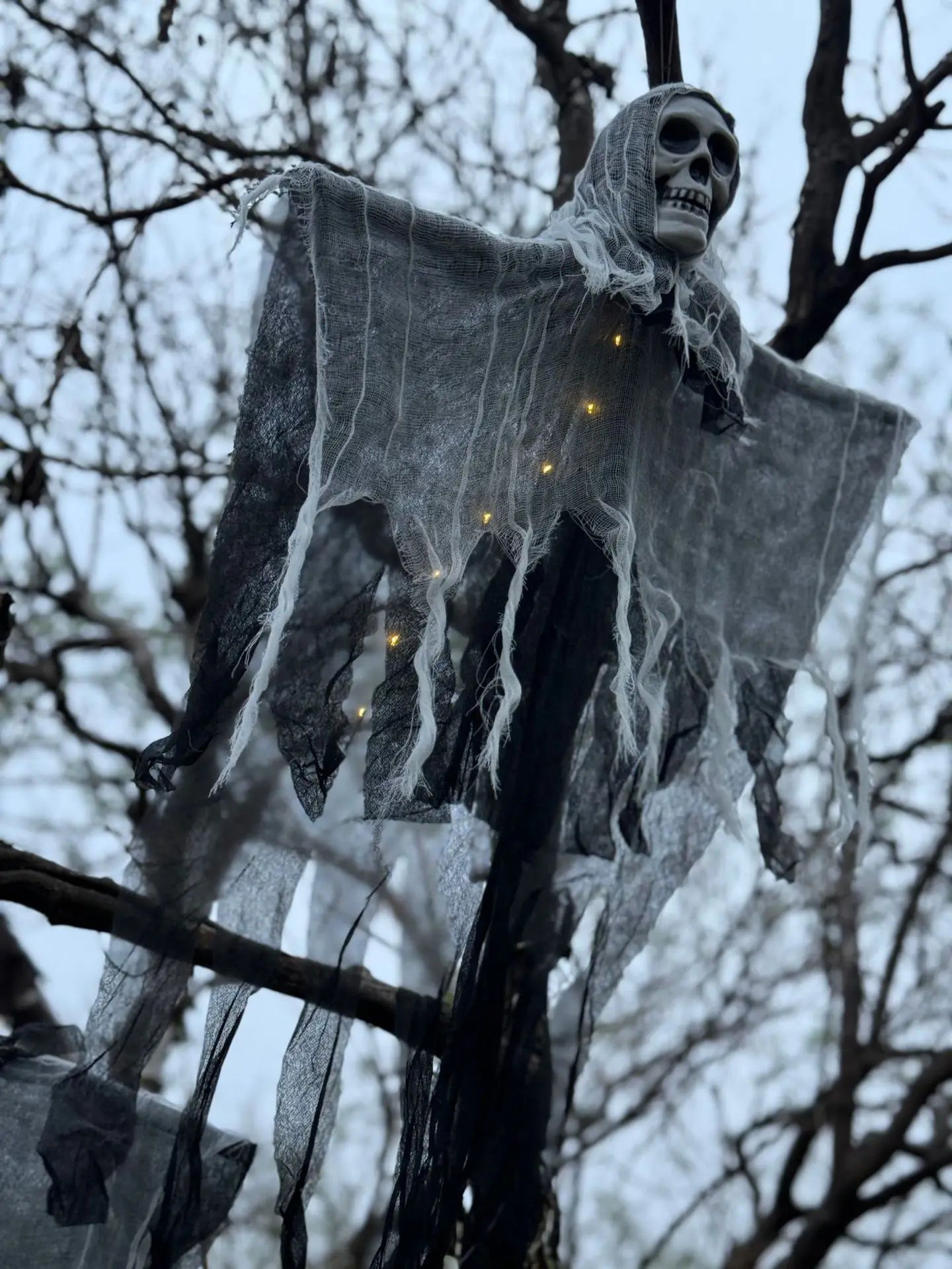 LED Glowing Hanging Skull