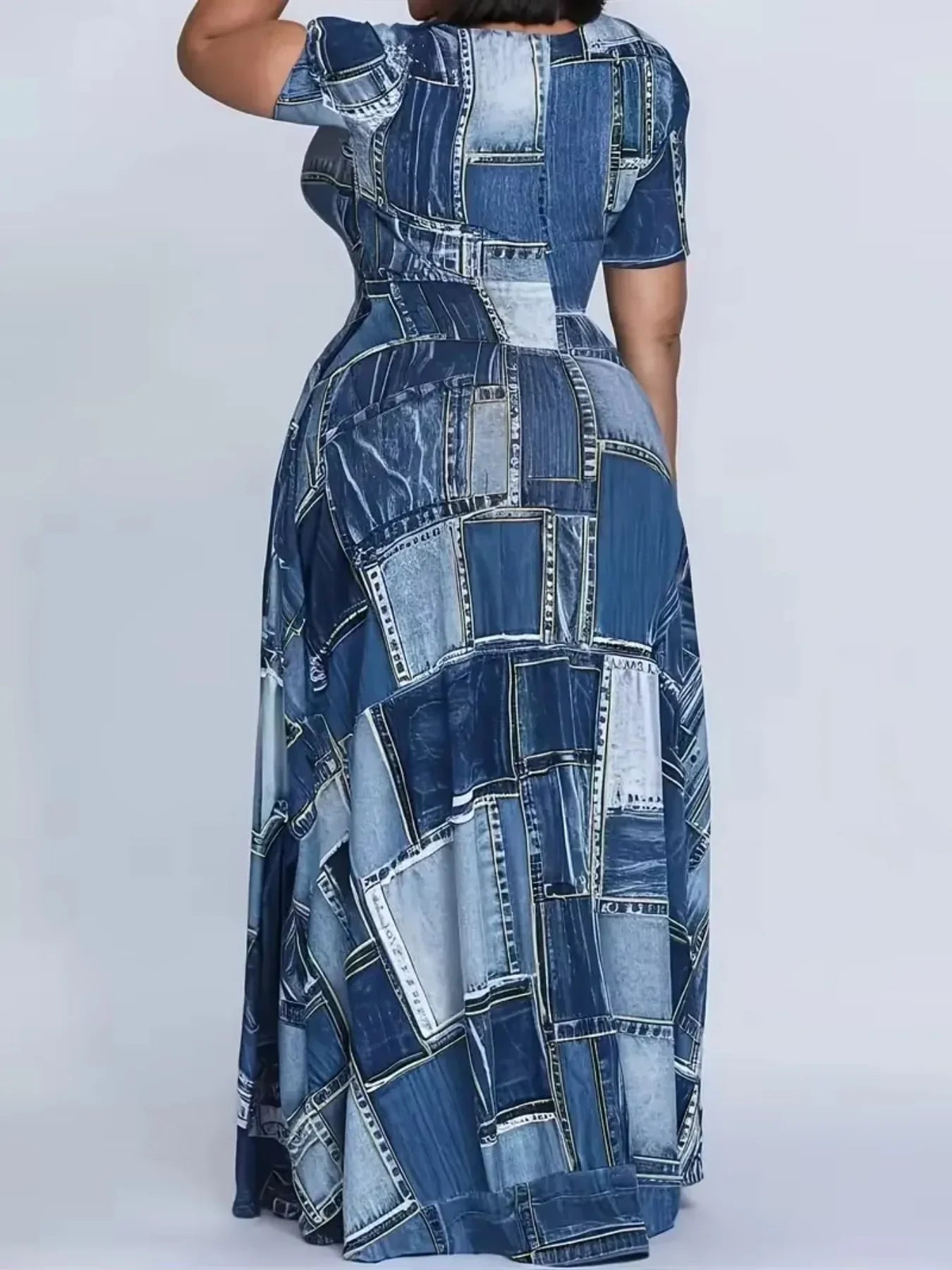 Geometric Beach Dress