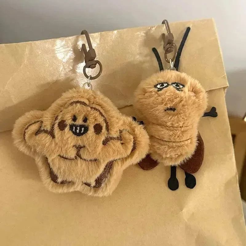 Cute Cockroach Plush Keychain Stuffed