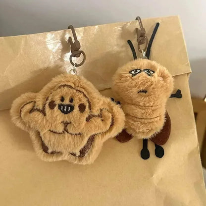Cute Cockroach Plush Keychain Stuffed