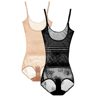 OWEQ Seamless Waist Trainer Bodysuit