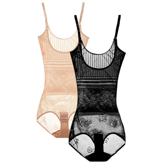 OWEQ Seamless Waist Trainer Bodysuit