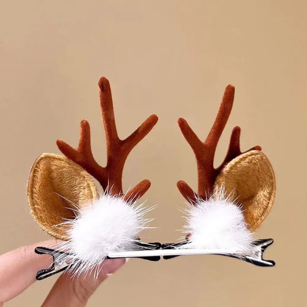 Christmas Antler Hair Clips