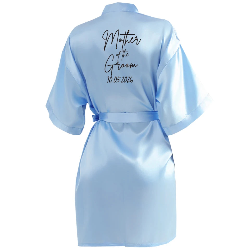 Satin Elegant Mini Robe